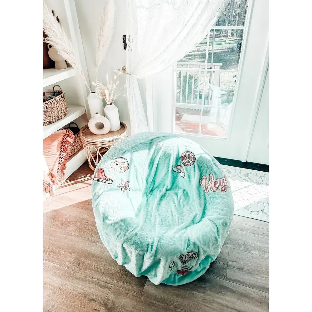 Justice Girls Groovy Soft Bean Bag Chair Cover Discontinued